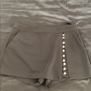 Heartbeeps Black Skort with Pearls